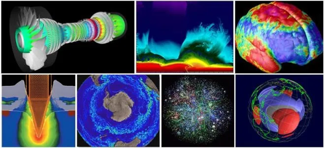 科学计算：气候模拟、物理模拟、生物模拟